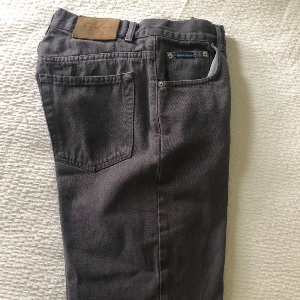 Calvin Klein Men's Jeans Dark Grey